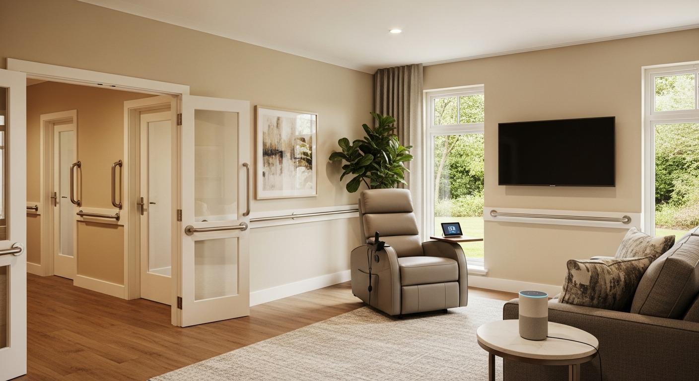 Accessible home with smart technology