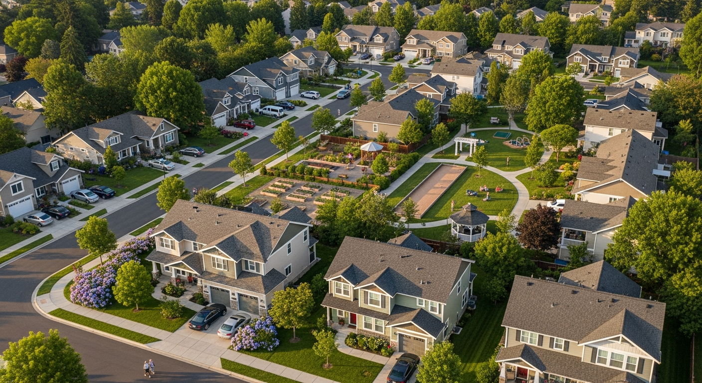 Scattered-site residential community